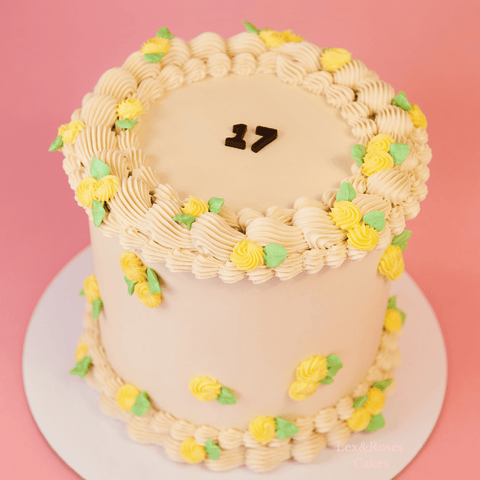 Yellow Rose Cake