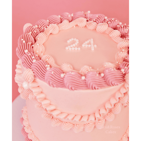 Pink Deluxe Cake