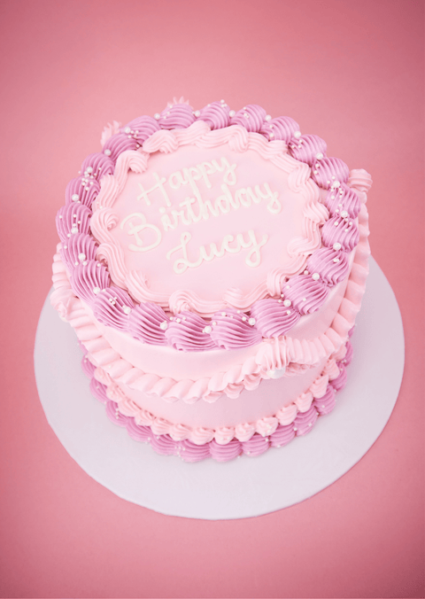 Pink & Light Pink Cake