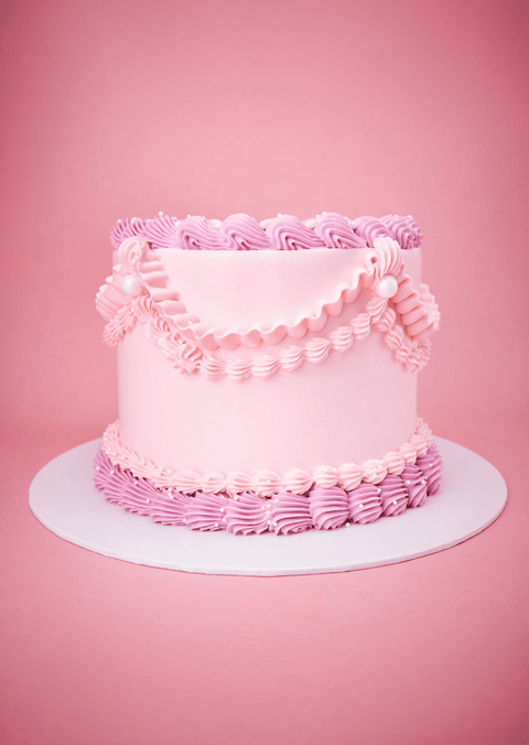 Pink & Light Pink Cake