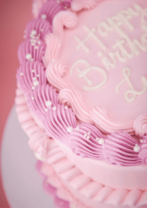 Pink & Light Pink Cake