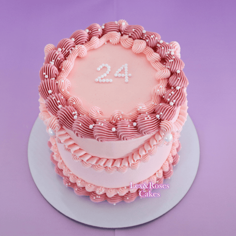 Pink Deluxe Cake