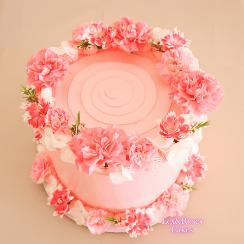 Floral Pink Cake