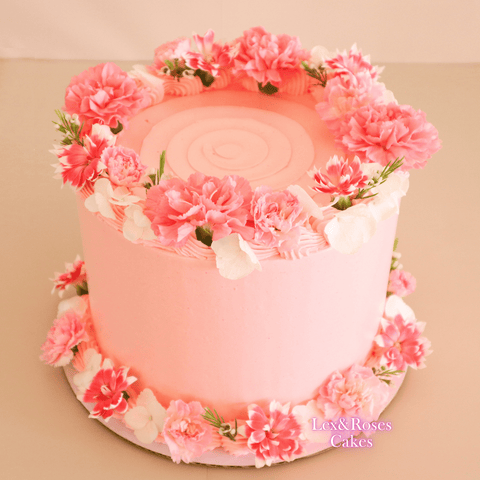 Floral Pink Cake