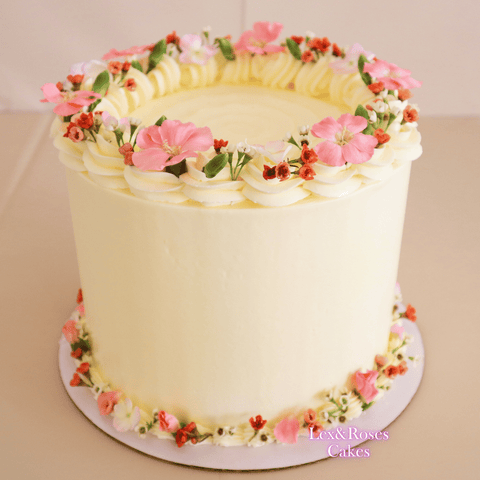 Floral Nude Cake